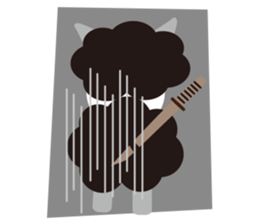 Ninja Sheep sticker #1013739