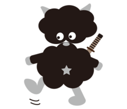 Ninja Sheep sticker #1013743