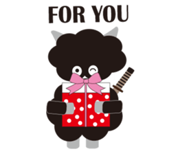 Ninja Sheep sticker #1013751