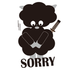 Ninja Sheep sticker #1013757