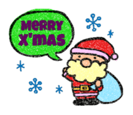 Hand-carved Stickers Season's Greetings! sticker #1014077