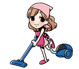 stamp of pretty women sticker #1014495