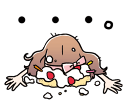 stamp of pretty women sticker #1014502