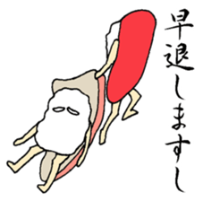 Sushi-jin sticker  Vol.1~tuna and porgy~ sticker #1014536