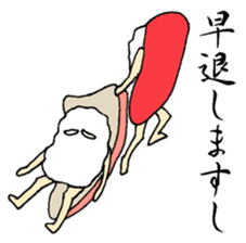 Sushi-jin sticker Vol.1~tuna and porgy~ sticker #1014536