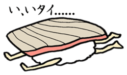 Sushi-jin sticker  Vol.1~tuna and porgy~ sticker #1014540