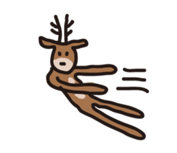 Deer of Japan sticker #1014830