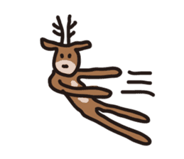 Deer of Japan sticker #1014830