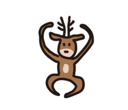 Deer of Japan sticker #1014831