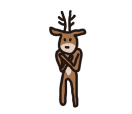 Deer of Japan sticker #1014832