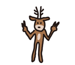 Deer of Japan sticker #1014836