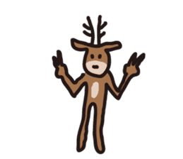 Deer of Japan sticker #1014836