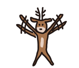 Deer of Japan sticker #1014839