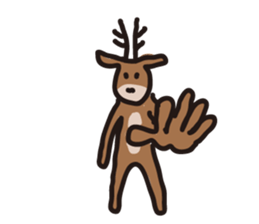 Deer of Japan sticker #1014841