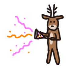 Deer of Japan sticker #1014846