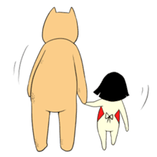 Kintarou and Bear sticker #1014896