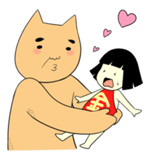 Kintarou and Bear sticker #1014912