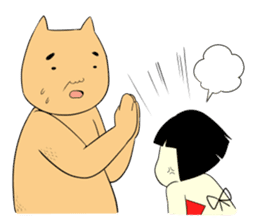 Kintarou and Bear sticker #1014918