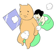 Kintarou and Bear sticker #1014920