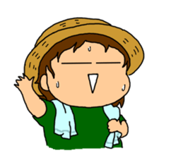 Single-edged eyelids on the flat face 2 sticker #1015370