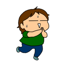 Single-edged eyelids on the flat face 2 sticker #1015371