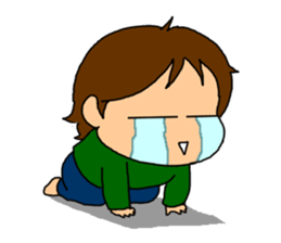 Single-edged eyelids on the flat face 2 sticker #1015372