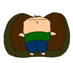 Single-edged eyelids on the flat face 2 sticker #1015373