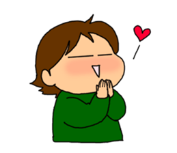 Single-edged eyelids on the flat face 2 sticker #1015378