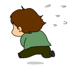 Single-edged eyelids on the flat face 2 sticker #1015379