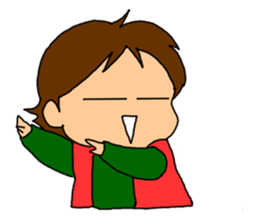 Single-edged eyelids on the flat face 2 sticker #1015382