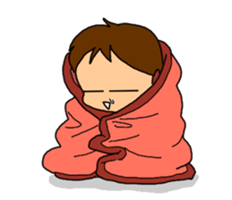 Single-edged eyelids on the flat face 2 sticker #1015393