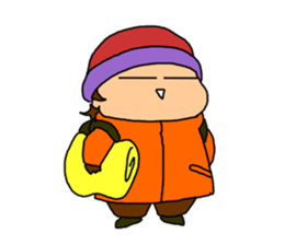 Single-edged eyelids on the flat face 2 sticker #1015394