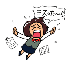"Daily Office Lady" Girls Days 01 sticker #1015553