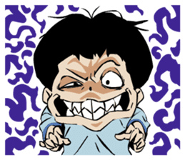 Face Collapse! Kidoaira-Kun sticker #1015679