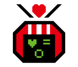 Timid robot | DOTMAN 1.0 sticker #1016300