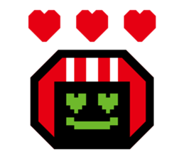 Timid robot | DOTMAN 1.0 sticker #1016301