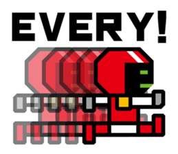 Timid robot | DOTMAN 1.0 sticker #1016324