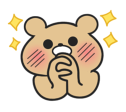 Bear one's own pace sticker #1017129