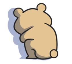 Bear one's own pace sticker #1017144