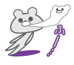 Bear one's own pace sticker #1017164