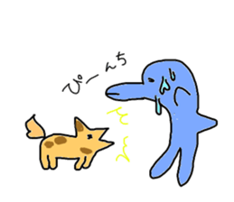 dolphin sticker #1017351