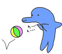 dolphin sticker #1017363