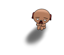 Chibi Dog(Japanese version) sticker #1017509