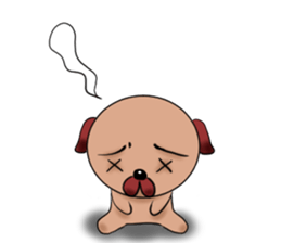 Chibi Dog(Japanese version) sticker #1017525