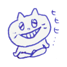 Ballpointpen Cat Sticker sticker #1017541