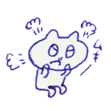 Ballpointpen Cat Sticker sticker #1017543