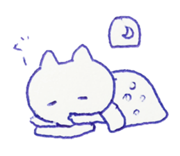 Ballpointpen Cat Sticker sticker #1017547