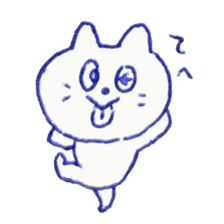 Ballpointpen Cat Sticker sticker #1017552