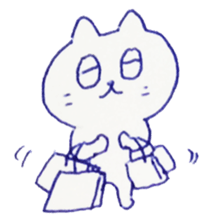 Ballpointpen Cat Sticker sticker #1017556