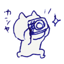 Ballpointpen Cat Sticker sticker #1017561